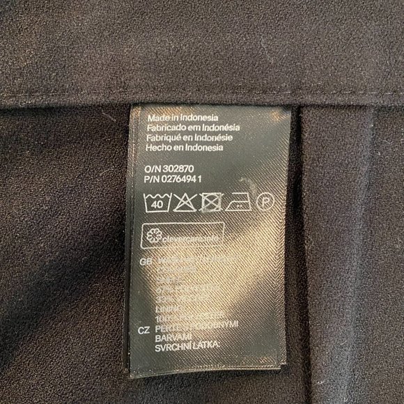 H&M BLACK DRESS PANTS WOMENS SIZE 14 - Picture 6 of 6